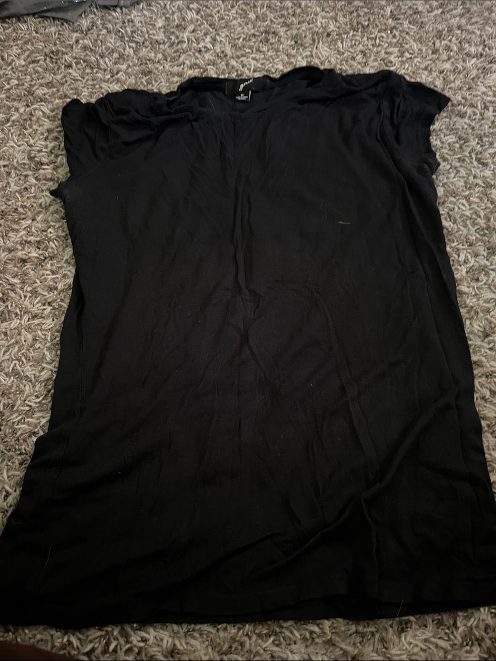 GNW Black Crew Neck Tee